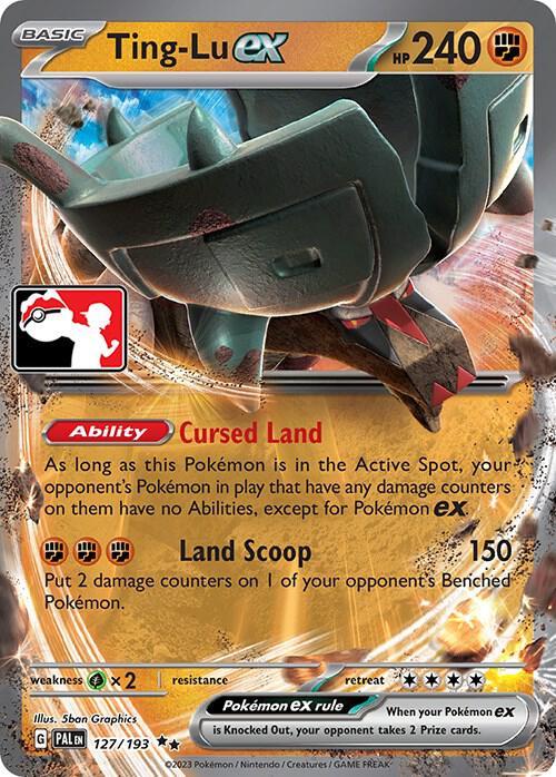 Paldea Evolved Ting-Lu Ex [Prize-Pack] Pokémon card